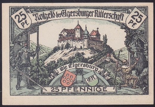 ALMANYA 25 PFENNİNG NOTGELD 1921 ÇİL