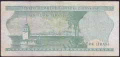 6.Emisyon 1.Tertip 10 Lira F29 464359 Çok Temiz+