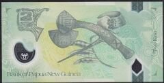 Papua New Guinea 2 Kına 2013 Çil Pick 28c Polimer