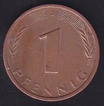 Almanya 1 Pfennig 1979 J