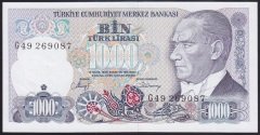 7.EMİSYON 2.TERTİP 1000 LİRA G49 269087 ÇİLALTI