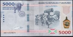 Burundi 5000 Frank 2022 Çil Pick 58