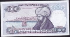 7.Emisyon 2.Tertip 1000 Lira F61 709499 Çil