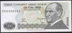 7.Emisyon 2.Tertip 10 Lira D73 635561 Çil