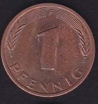 Almanya 1 Pfennig 1979 F