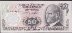 6.Emisyon 2.Tertip 50 Lira J02 234632 Çilaltı Çil