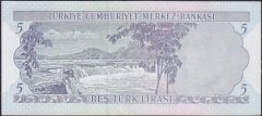 6.Emisyon 2.Tertip 5 Lira K10 389551 Çilaltı