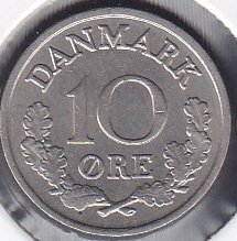 DANİMARKA 10 ÖRE 1966