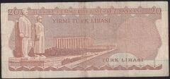 6.Emisyon 1.Tertip 20 Lira A11 204450 Çok Temiz
