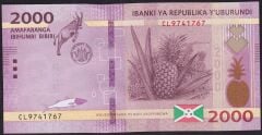 Burundi 2000 Frank 2023 Çil