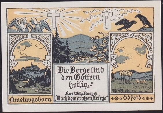 Almanya 25 Pfennig Notgeld 1922 Çil