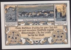 Almanya 25 Pfennig Notgeld 1922 Çil