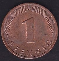 Almanya 1 Pfennig 1979 G