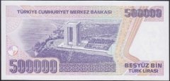 7.EMİSYON 4.TERTİP 500000 LİRA H01 234027 ÇİL