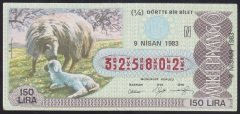 1983 9 NİSAN ÇEYREK BİLET - N SERİSİ