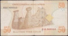 8.Emisyon 50 YTL A35 360512 Temiz