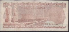 6.EMİSYON 1.TERTİP 20 LİRA A21 076036 İYİ