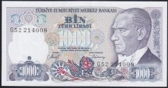 7.EMİSYON 2.TERTİP 1000 LİRA G52 214008 ÇİLALTI ÇİL