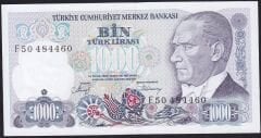 7.Emisyon 2.Tertip 1000 Lira F50 484460 Çil
