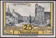 Almanya 25 Pfennig Notgeld 1923 Çil