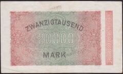 Almanya 20.000 Mark 1923 Çok Çok Temiz