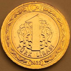 2022 Yılı Çanakkale Köprüsü 1 Lira Çil Düz