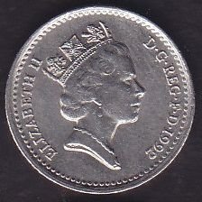 İngiltere 5 Pence 1992
