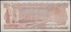 6.EMİSYON 1.TERTİP 20 LİRA A20 257423 TEMİZ