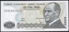 7.Emisyon 2.Tertip 10 Lira D68 860025 Çilaltı Çil