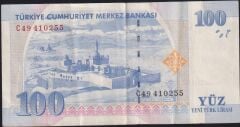 8.Emisyon 100 YTL C49 410255 Çok Temiz+