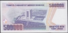 7.EMİSYON 3.TERTİP 500000 LİRA F56 851235 ÇİL