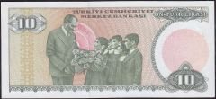 7.Emisyon 1.Tertip 10 Lira B19 781571 Çil