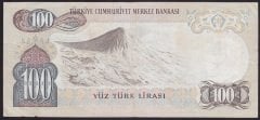 6.EMİSYON 2.TERTİP 100 LİRA H51 241172 TEMİZ