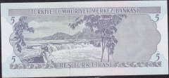 6.Emisyon 2.Tertip 5 Lira K04 346425 Ççt Çilaltı