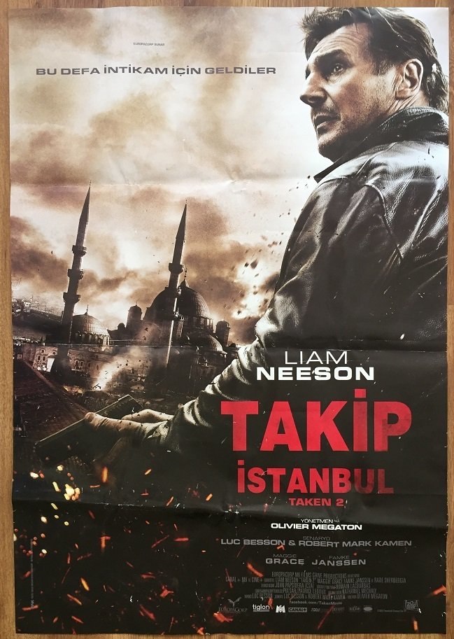 YABANCI - LIAM NEESON -TAKİP - İstanbul Taken 2 -FİLM AFİŞİ