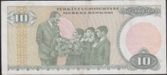 7.Emisyon 1.Tertip 10 Lira B51 221360 Çok Çok Temiz