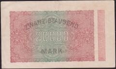 Almanya 20.000 Mark 1923 Çok Temiz+