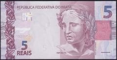 Brezilya 5 Reais 2010 Çil 666