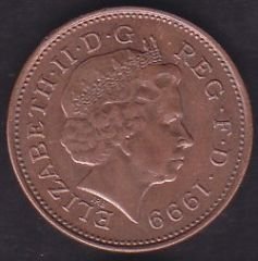 İngiltere 1 Penny 1999