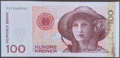 Norveç 100 Kroner Çilalatı Çil 2006 Pick 49c