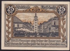 ALMANYA 25 PFENNİNG NOTGELD 1921 ÇİLALTI ÇİL