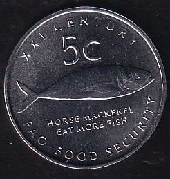 Namibya 5 Cent 2000 Çil Fao Hatıra