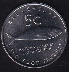 Namibya 5 Cent 2000 Çil Fao Hatıra