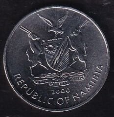 Namibya 5 Cent 2000 Çil Fao Hatıra