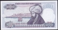 7.Emisyon 2.Tertip 1000 Lira F40 598784 Çil