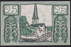 Almanya 25 Pfennig Notgeld 1922 Çil