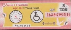 2013 9 Ocak Yarım Bilet - Y Serisi