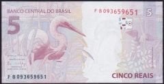 Brezilya 5 Reais 2010 Çil