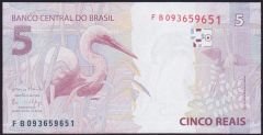 Brezilya 5 Reais 2010 Çil