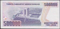 7.EMİSYON 3.TERTİP 500000 LİRA E05 863156 ÇİLALTI